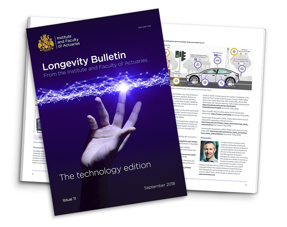 Longevity Bulletin 11 - cover image of hand reaching lights above